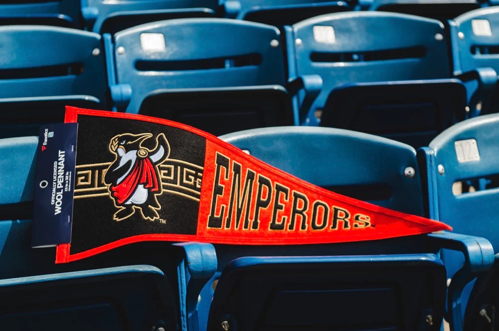 Rome Emperors Primary Wool Pennant