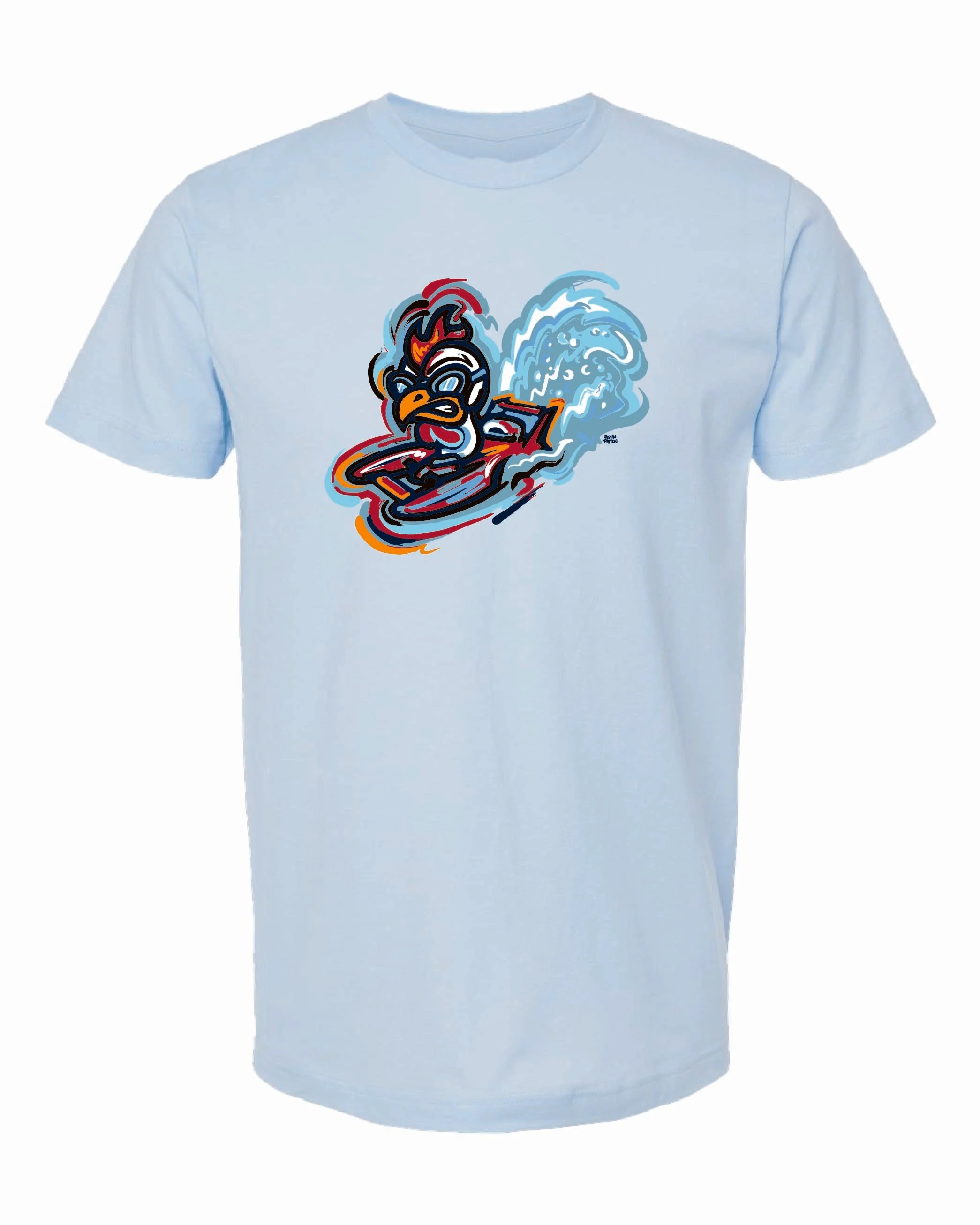 Rooster Tails Blue Youth T-Shirt