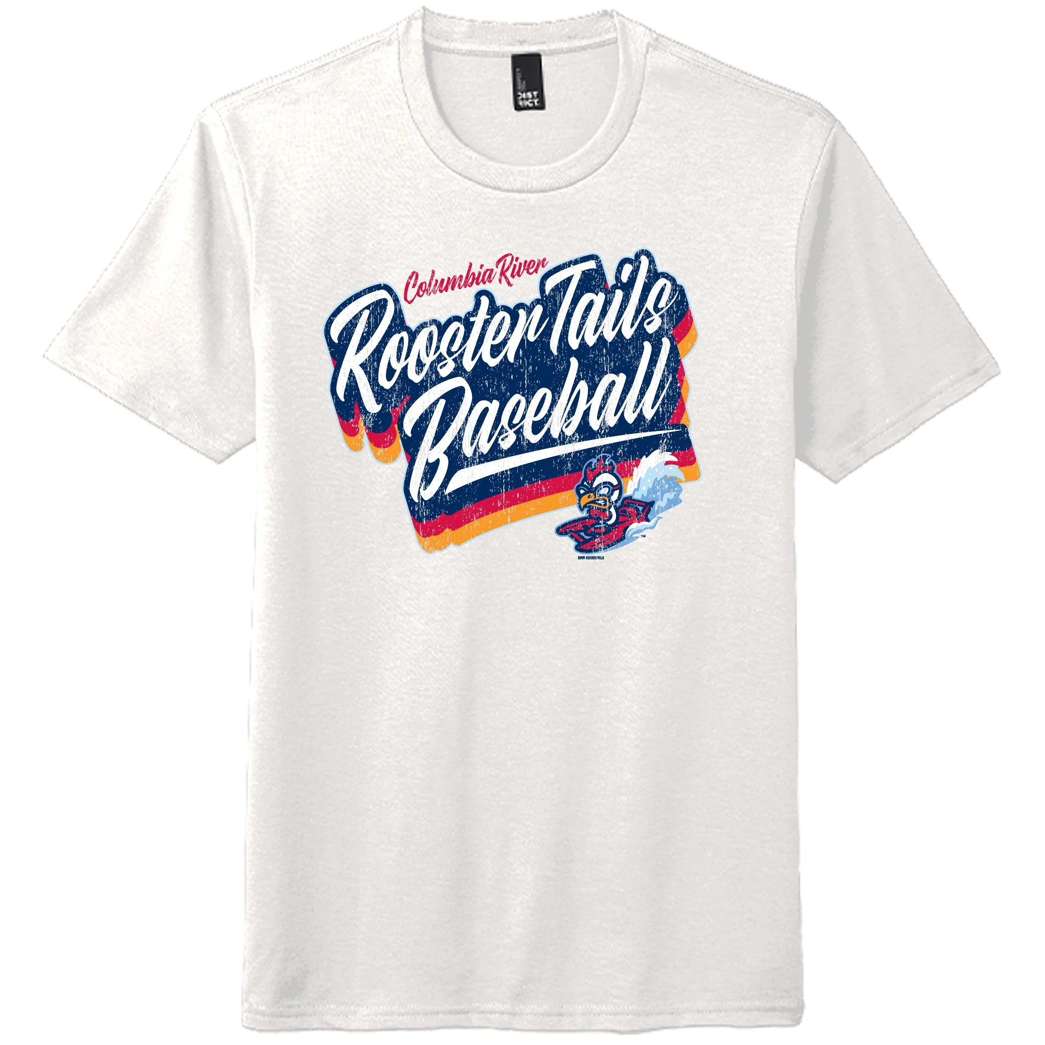 Rooster Tails White Groovin T-Shirt