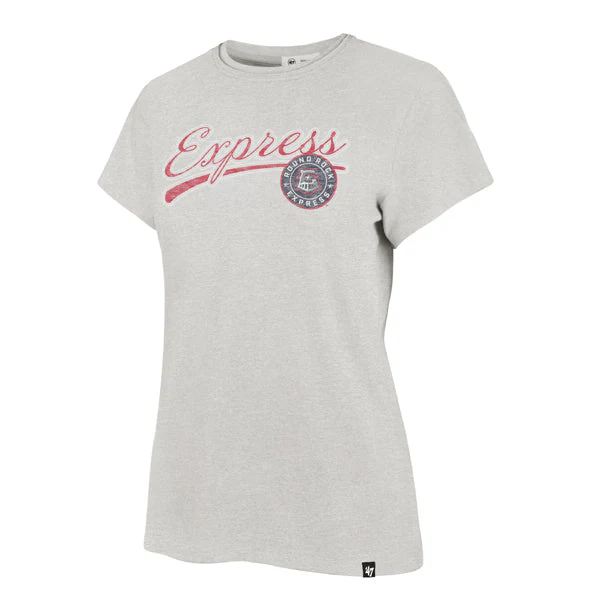 Round Rock Express '47 Apparel Women's Relay Grey Believer Frankie Tee
