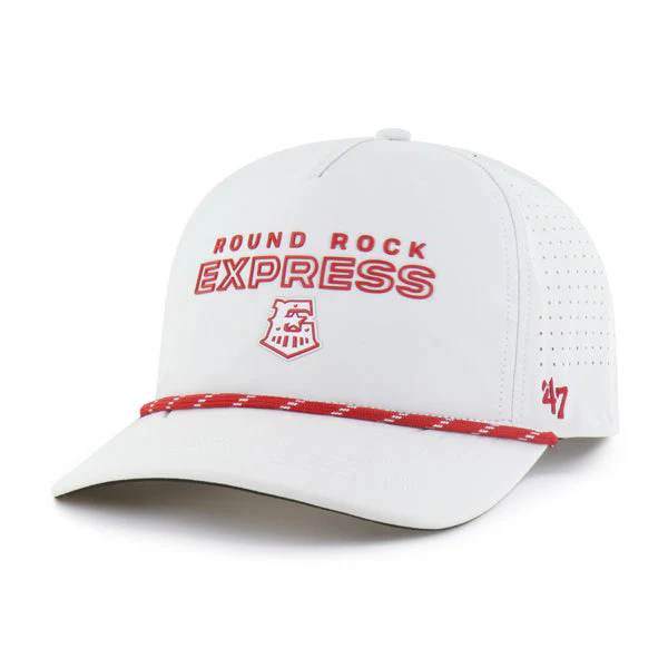 Round Rock Express '47 White Vault Hitch Adjustable Cap