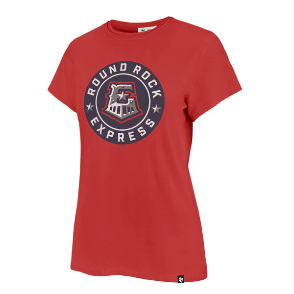 Round Rock Express '47 Women's Primary Red Frankie Tee