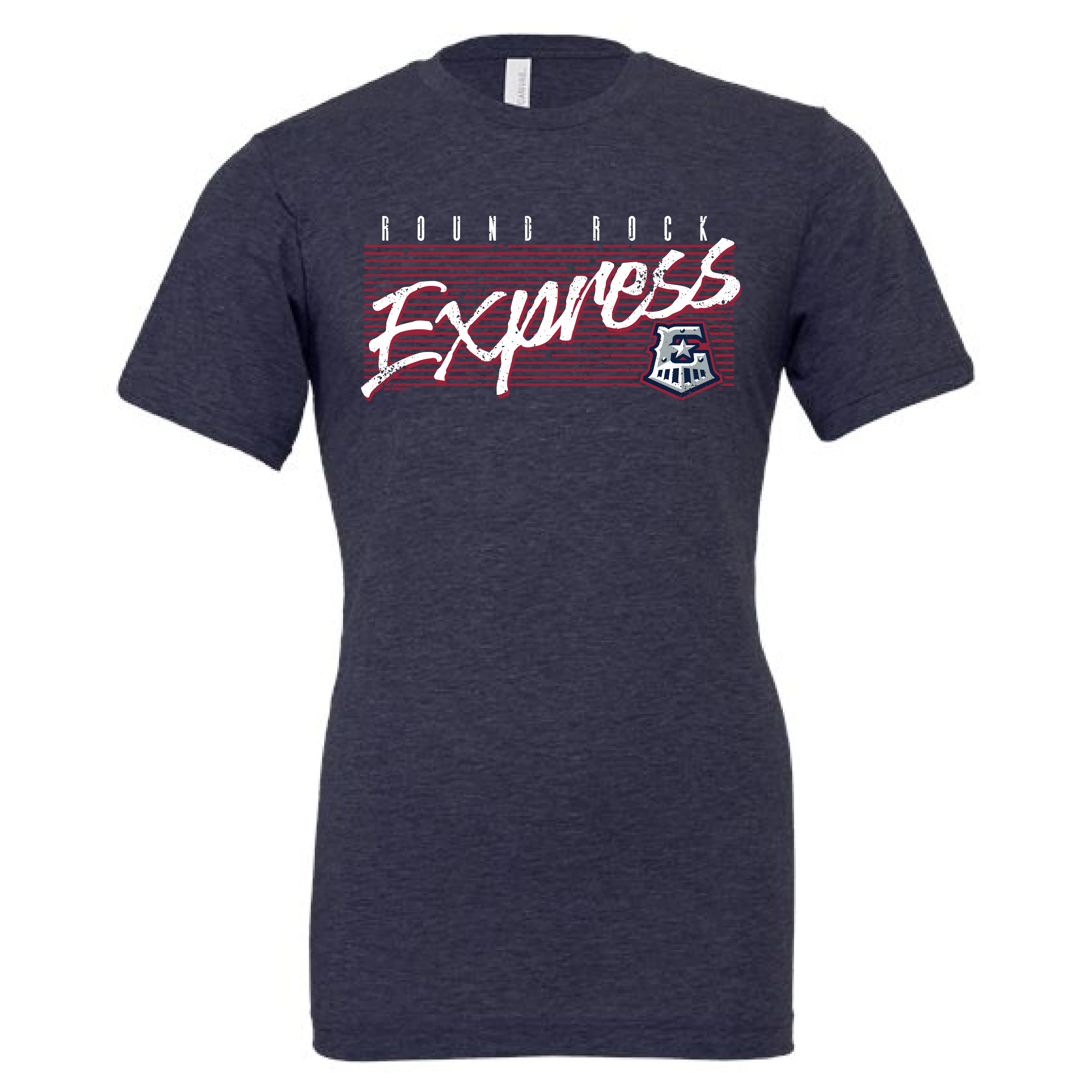 Round Rock Express Heather Midnight Navy Retro Tee