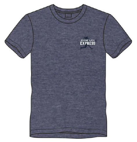 Round Rock Express Heather Navy Homerun Tee - Image 2