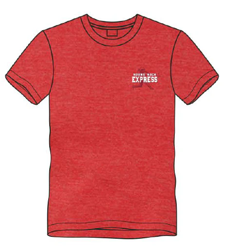 Round Rock Express Heather Red Homerun Tee - Image 2