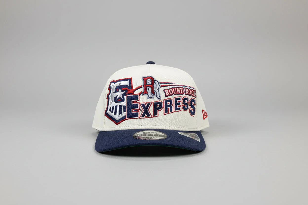 Round Rock Express New Era 2 Logo Vintage 9FIFTY Adjustable Cap