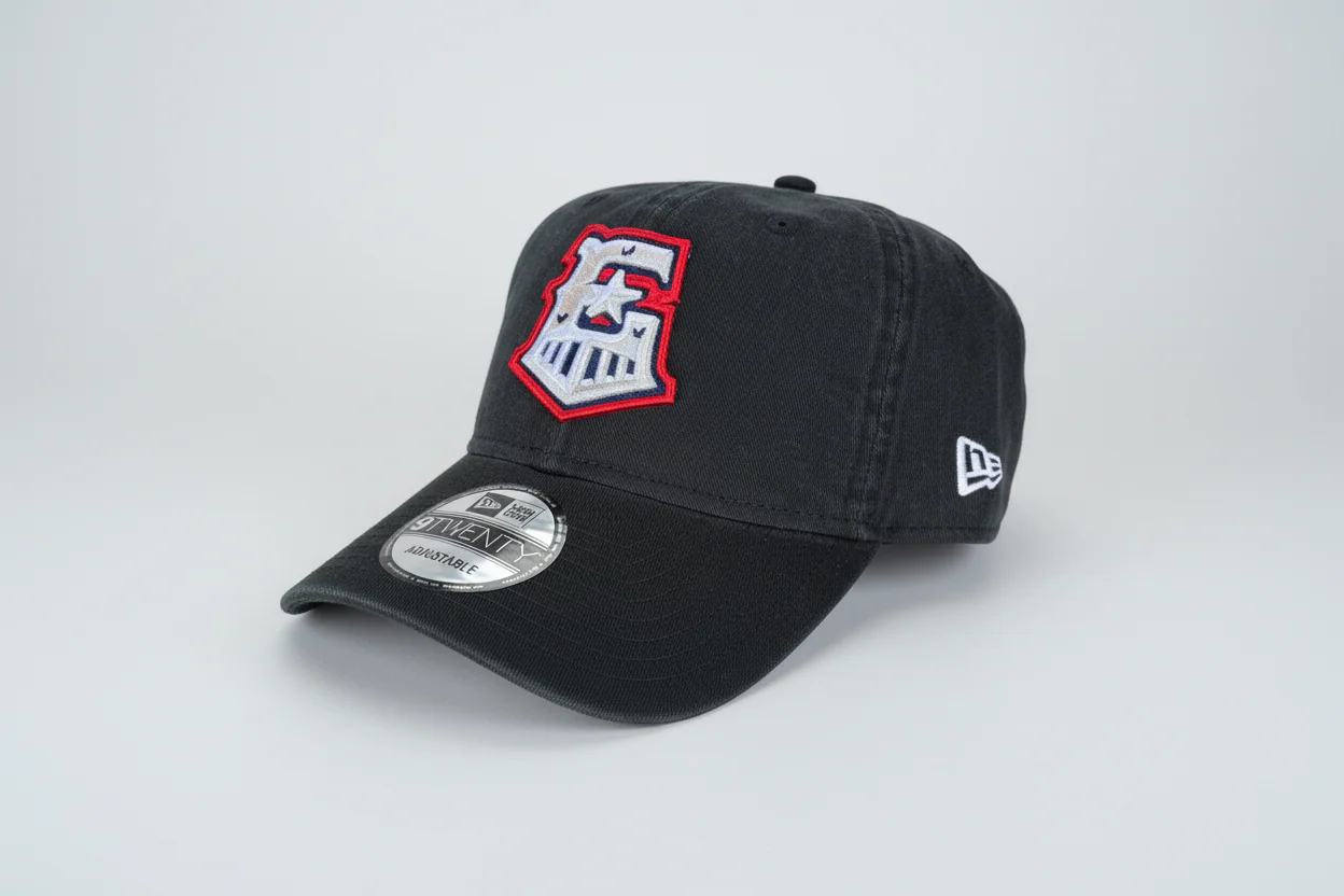 Round Rock Express New Era Black Casual Classic E-Train Adjustable Cap