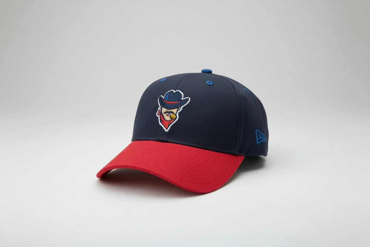 Round Rock Express New Era Train Bandits 39THIRTY Stretch-Fit Cap