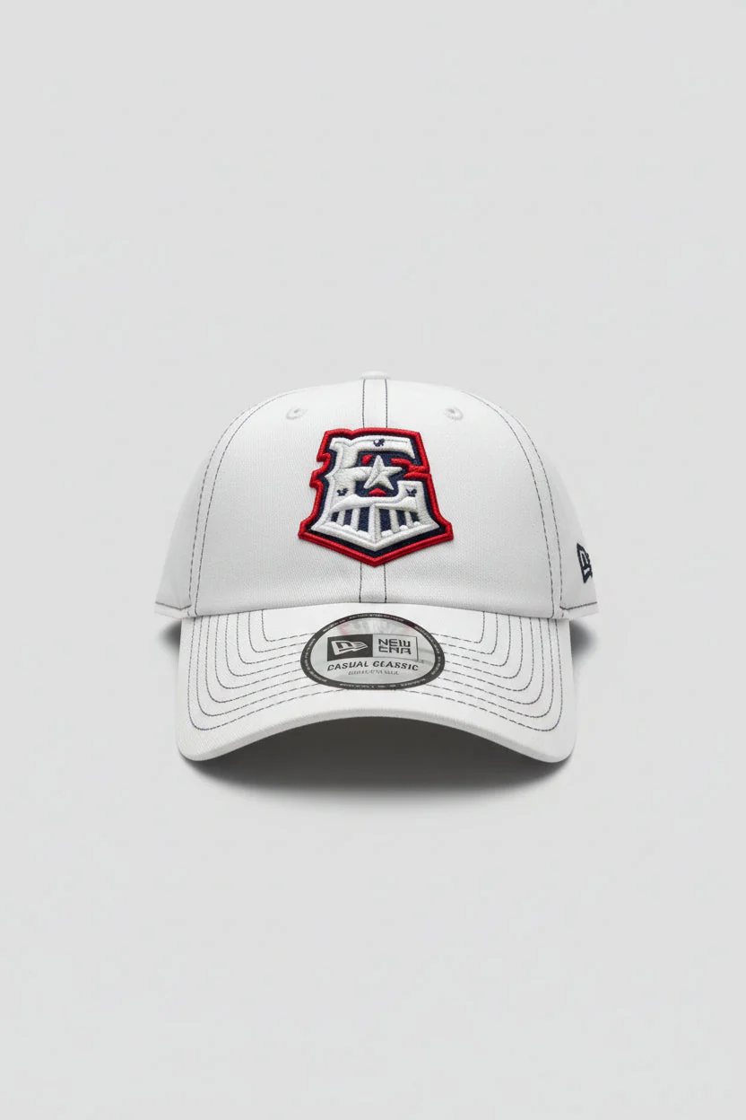 Round Rock Express New Era White Casual Classic Adjustable Cap
