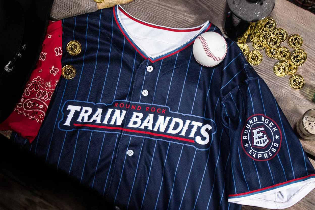 Round Rock Express OT Sports Youth Sublimated Train Bandits Replica Jersey