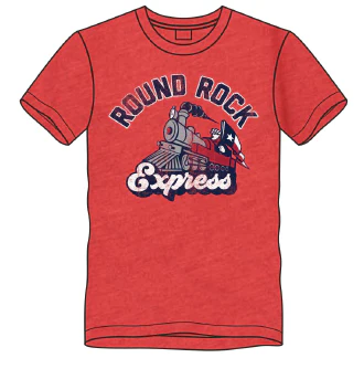 Round Rock Express Youth Vintage Train Conductor Tee