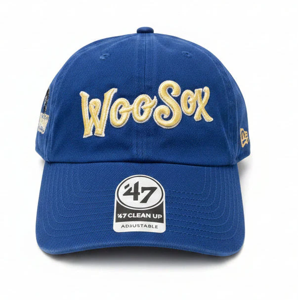 Royal Blue WooSox 47' Brand Worcester State University Clean Up - Image 2