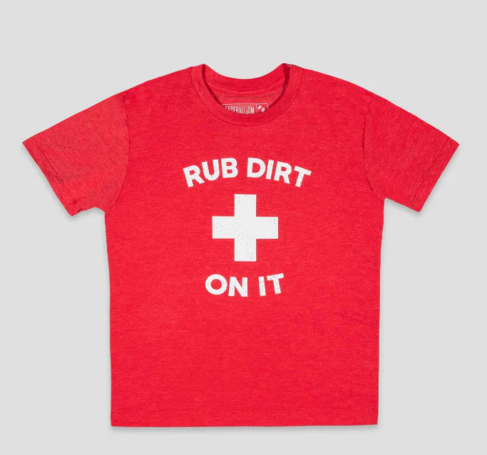 Youth Rub Dirt on it Baseballism Tee