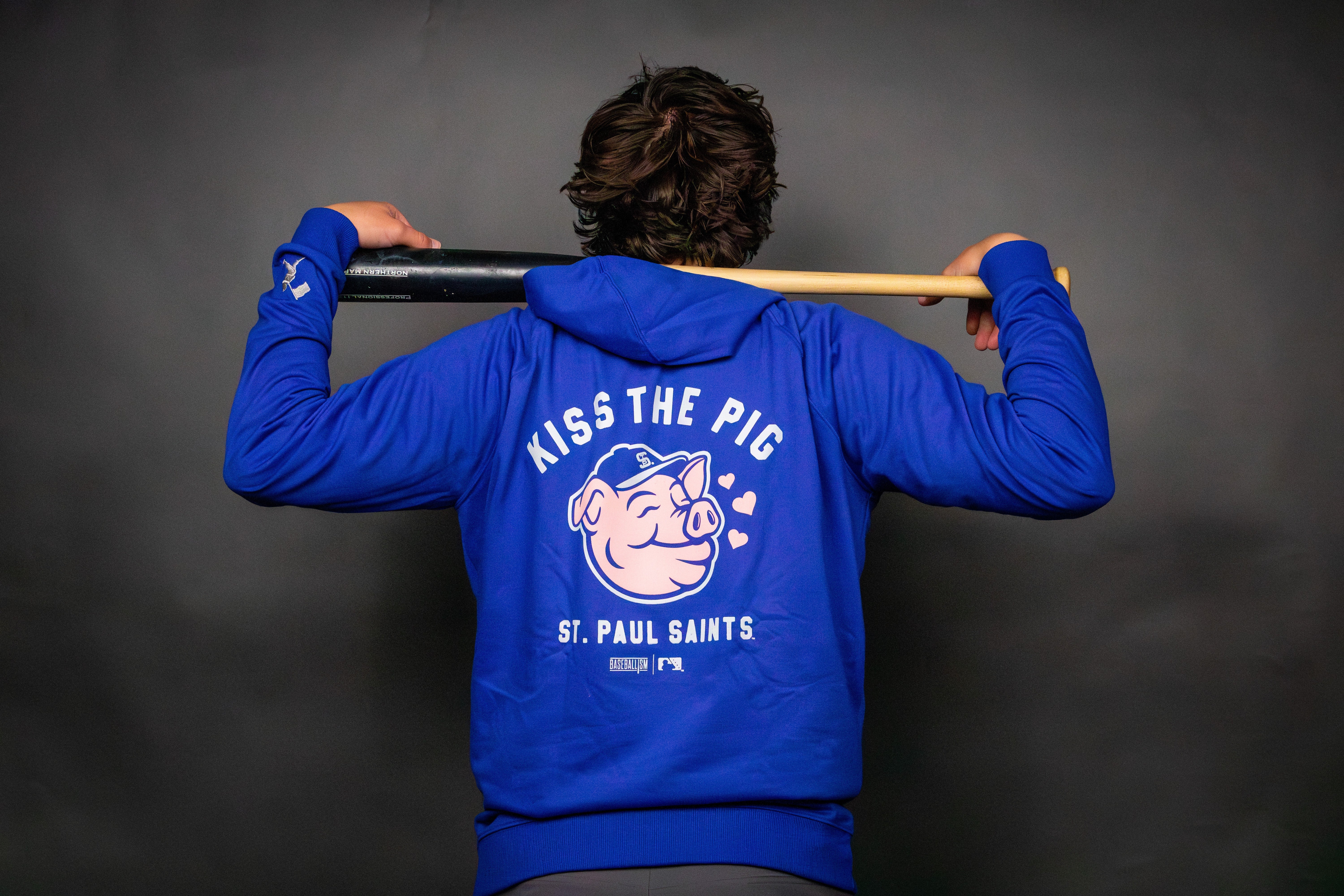 St. Paul Saints Baseballism Kiss the Pig Hoodie - Image 3