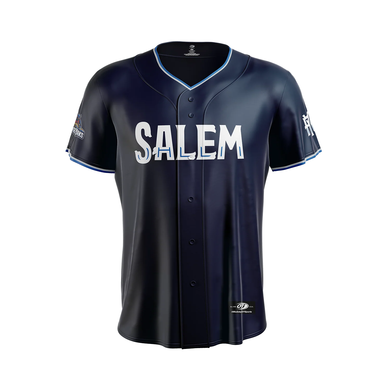 Salem RidgeYaks Adult Navy Sublimated Jersey