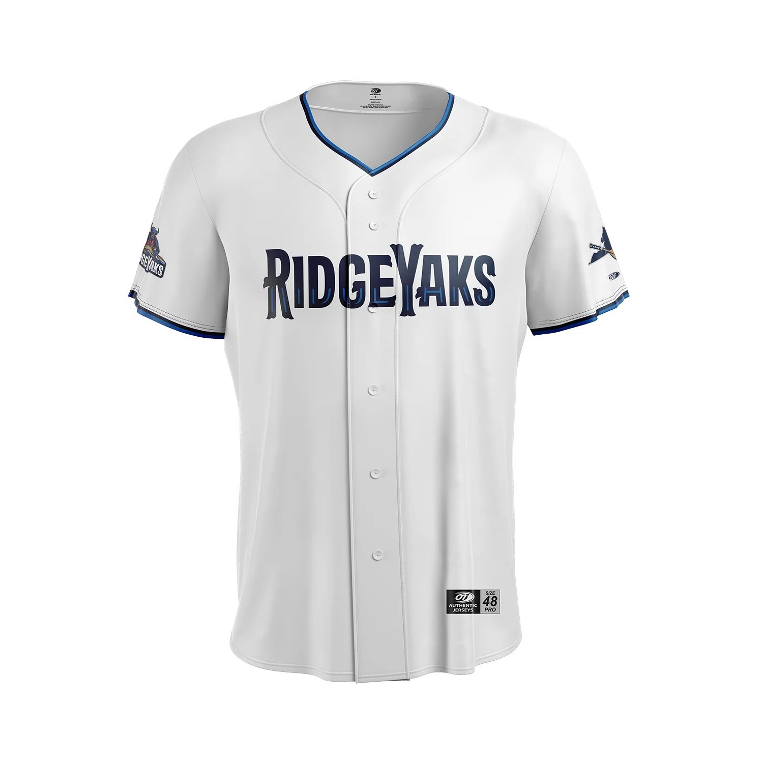 Salem RidgeYaks Adult White Jersey