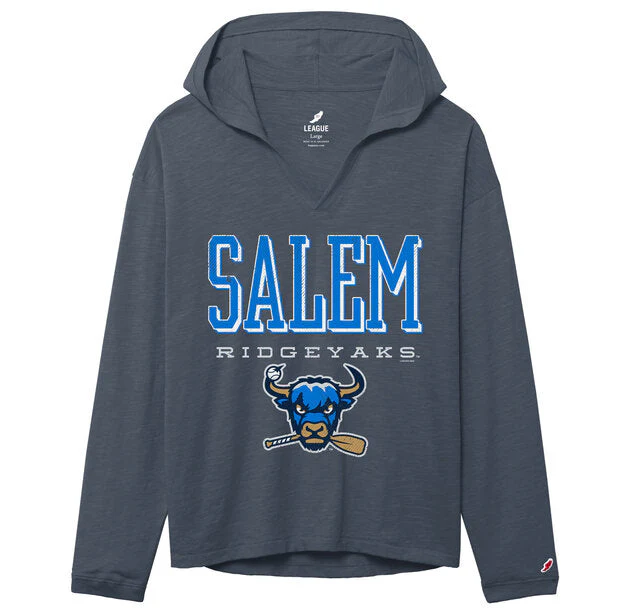 Salem RidgeYaks The League Womens Slub L/S Hood - Image 5