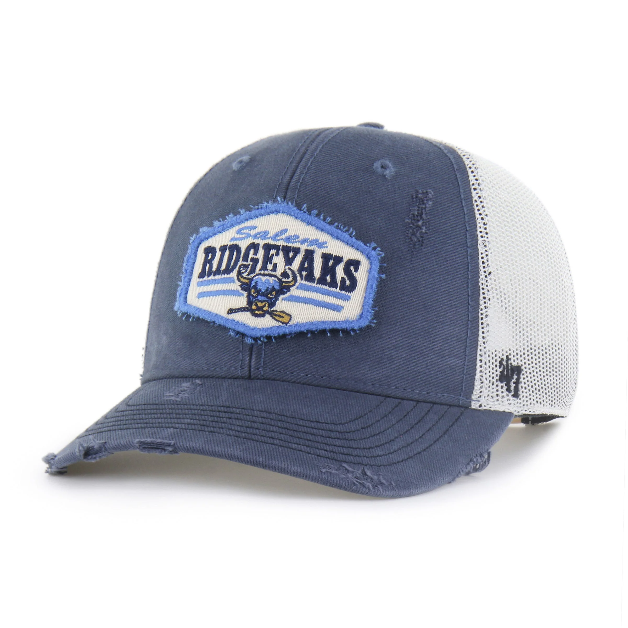 Salem RidgeYaks '47 Brand Salvage Patch Trucker