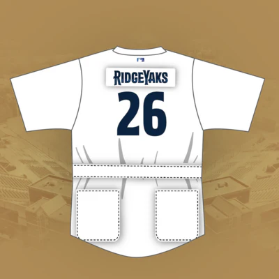 Salem RidgeYaks Team Issued Specialty Golf Night Jersey - Image 2