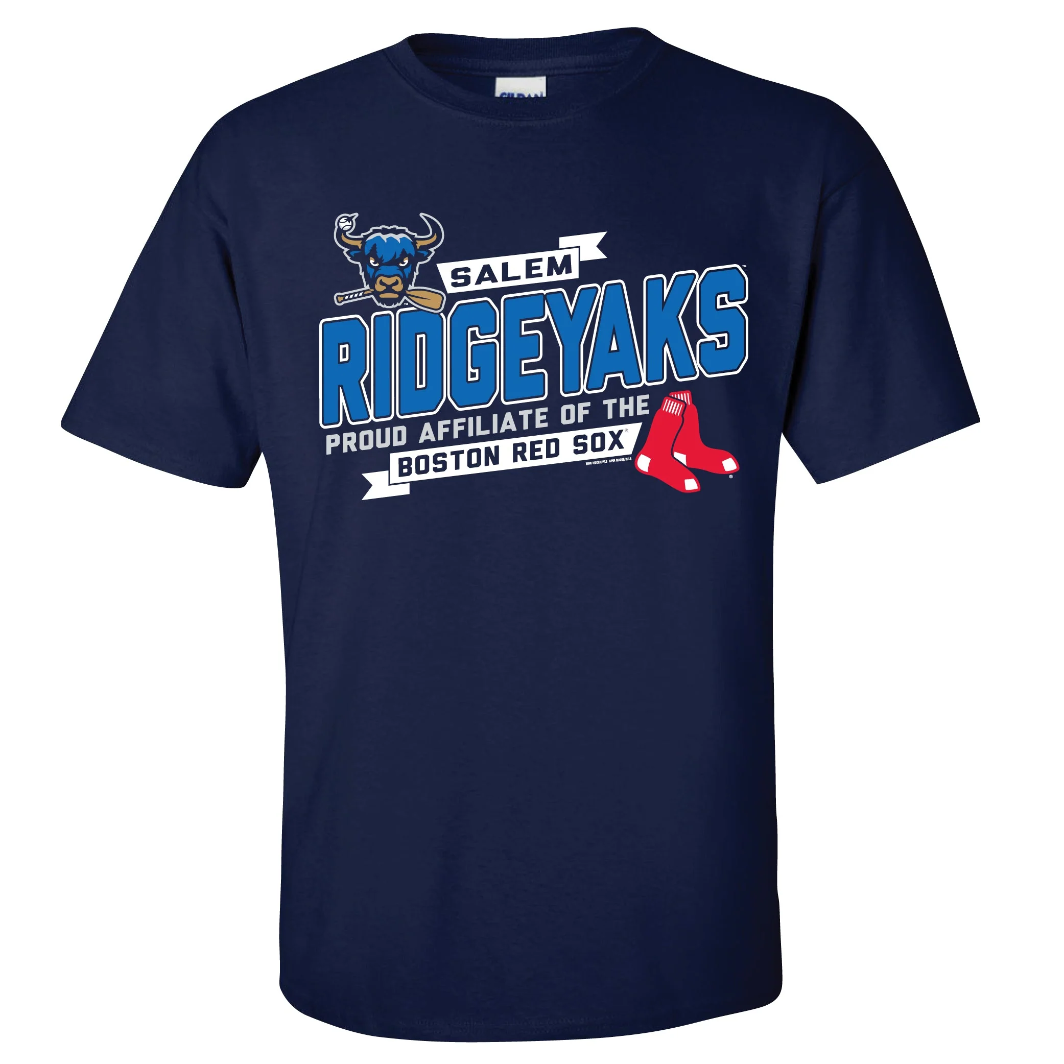 Salem RidgeYaks Navy Boston Affiliate SS Tee - Image 4
