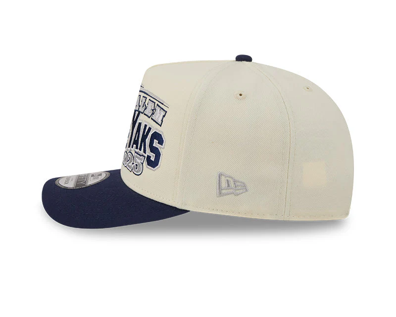 Salem RidgeYaks New Era 9Fifty Cream & Navy Snapback - Image 4