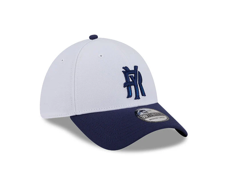 Salem RidgeYaks New Era White and Navy Interlocking Logo 3930 - Image 3