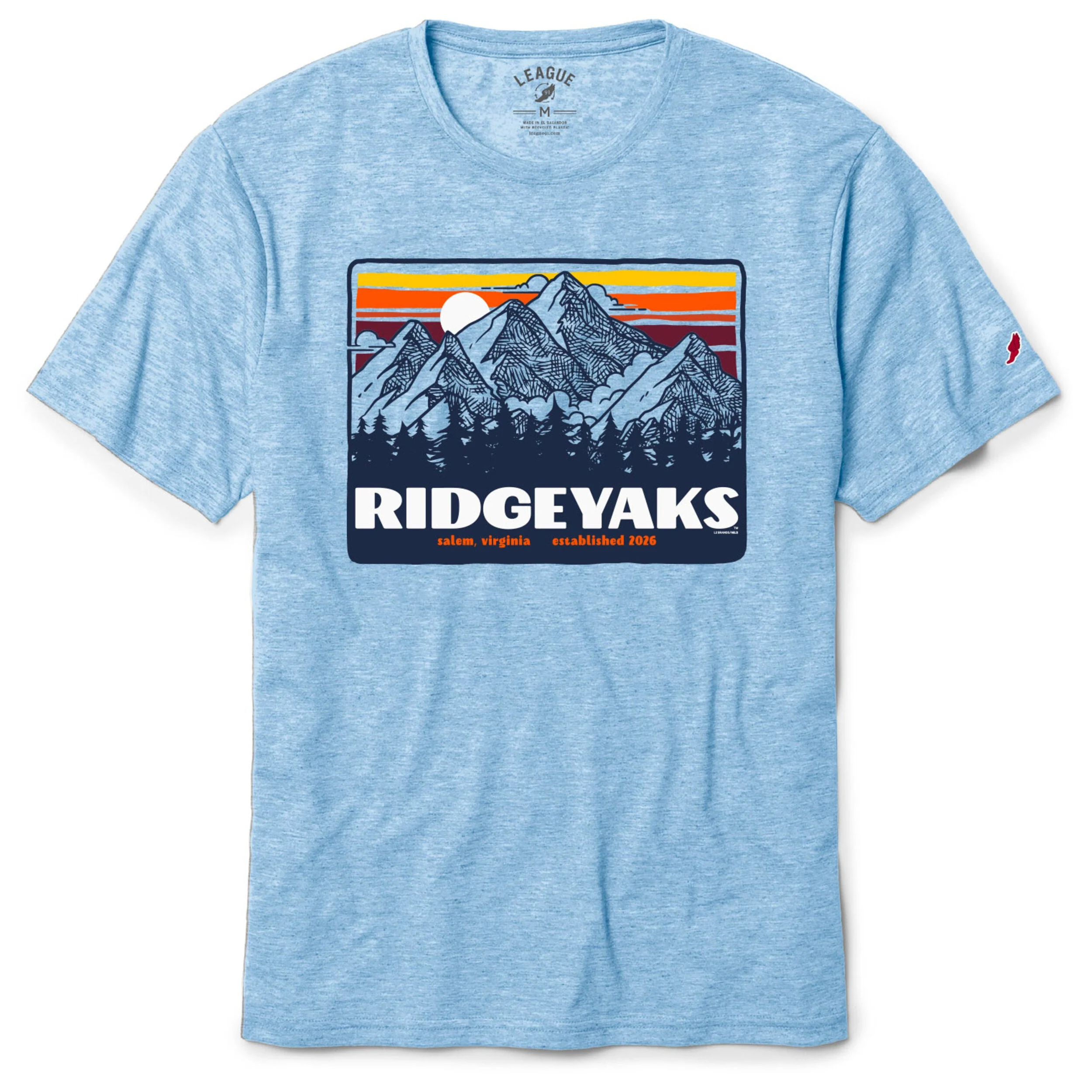 Salem RidgeYaks Power Blue In The Valley SS T-Shirt