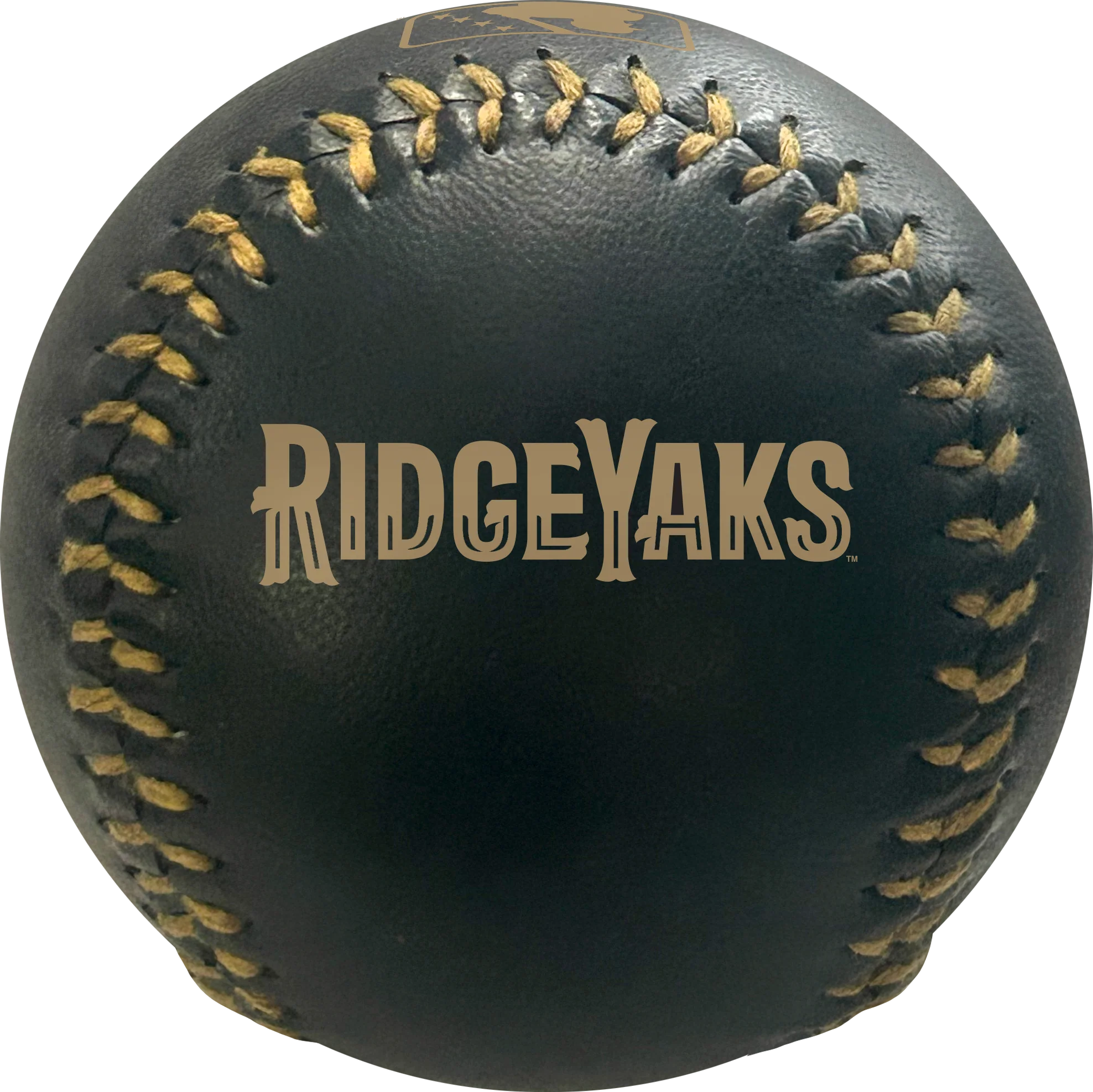 Salem RidgeYaks Rawlings Black and Gold Baseball - Image 2