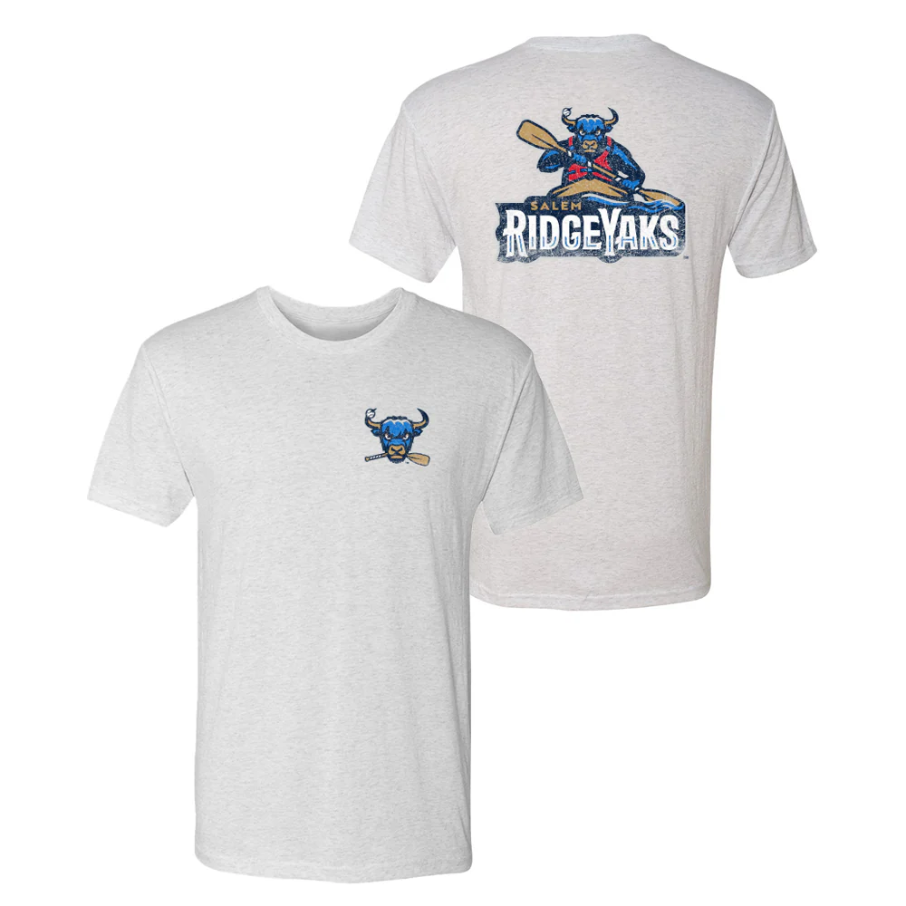 Salem RidgeYaks Vintage Front Back Short Sleeve Tee - Image 7