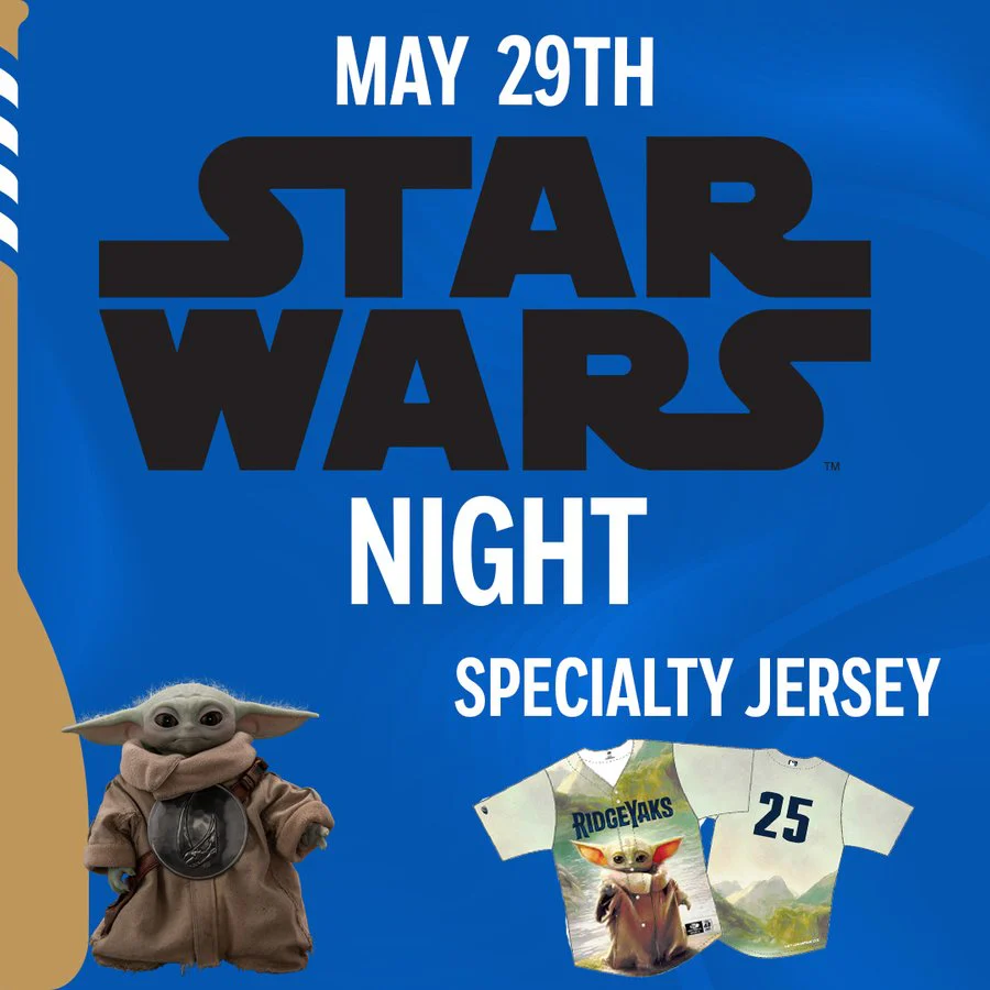 Salem RidgeYaks x Star Wars Team Issued Specialty Jersey
