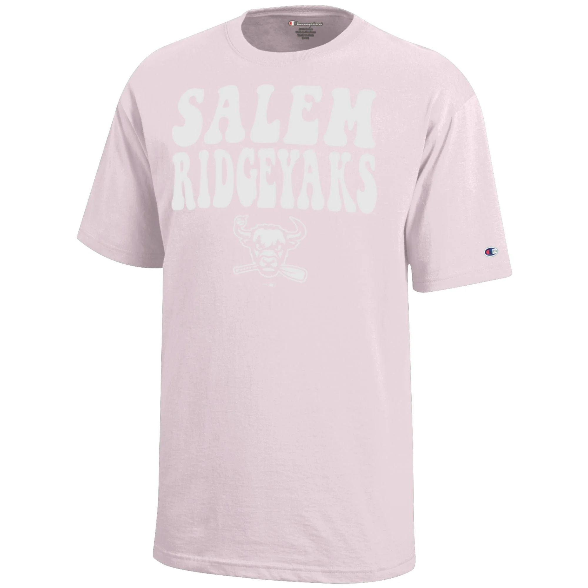 Salem RidgeYaks Youth Pink Short Sleeve Tee