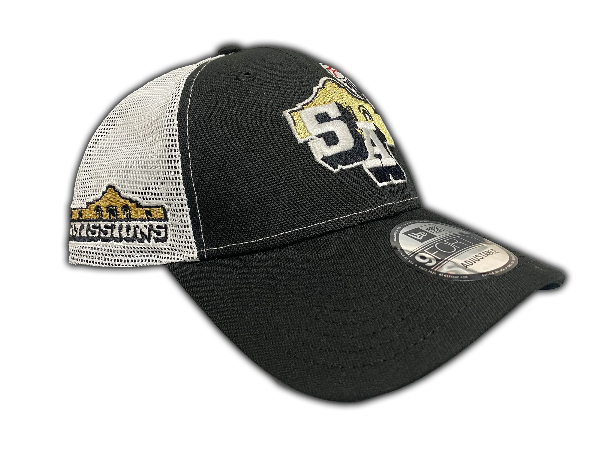 Missions Alamo SA 940 Trucker Blk/Wht