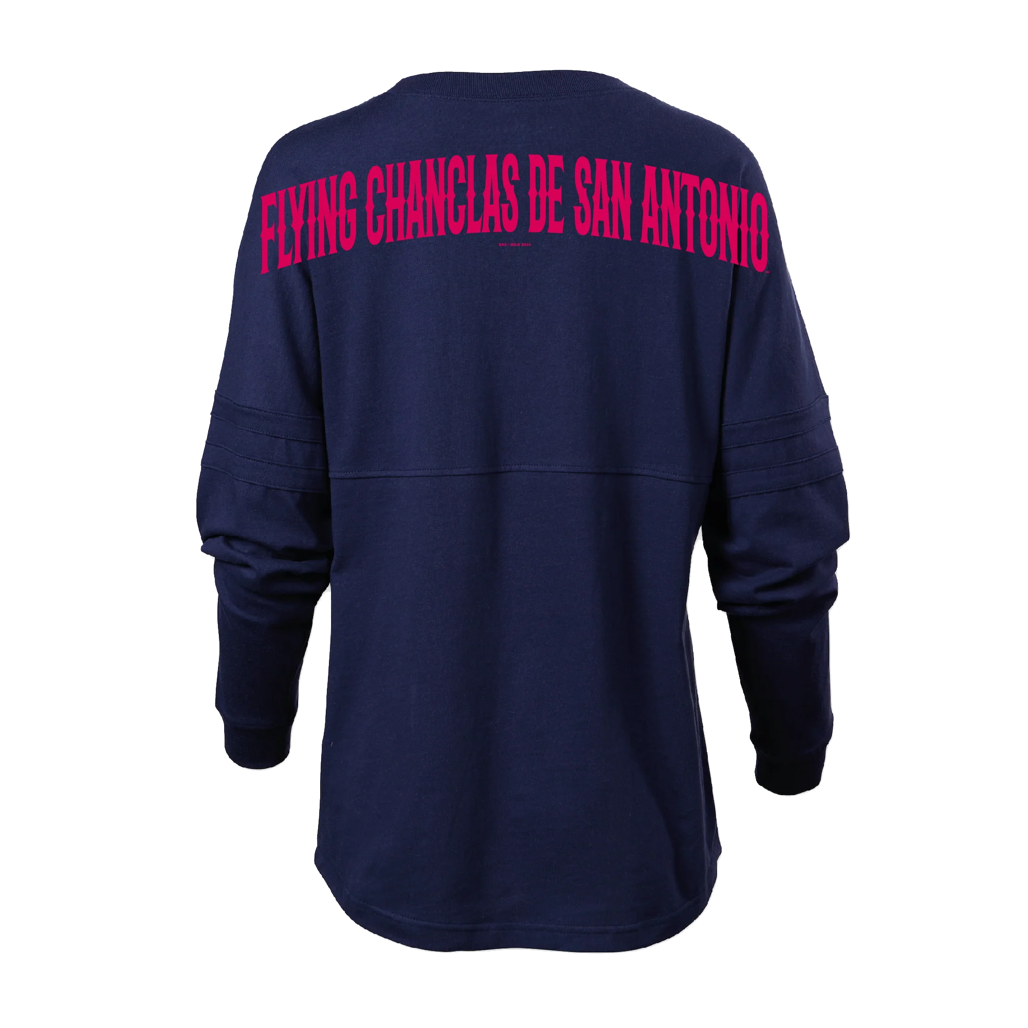 San Antonio Missions Flying Chanclas De San Antonio Ladies Pom Pom Billboard Jersey T - Image 2