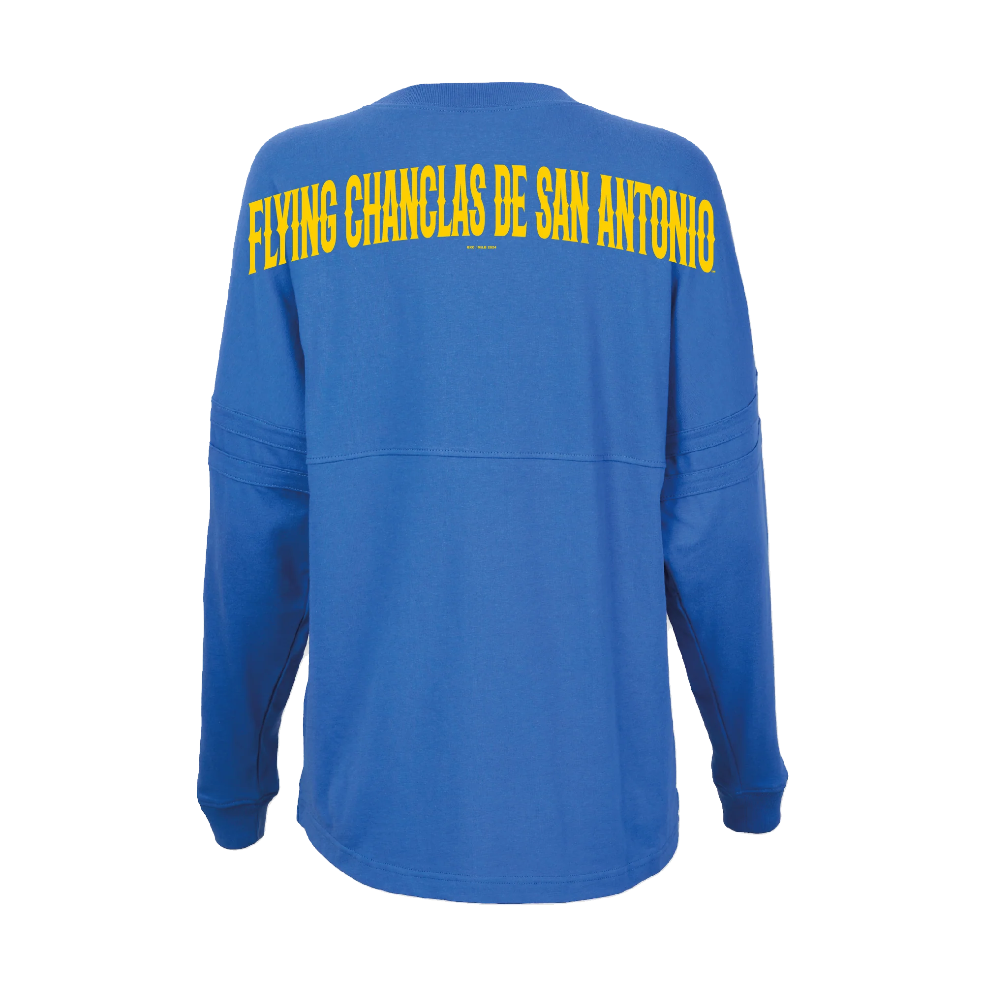 San Antonio Missions Flying Chanclas De San Antonio Ladies Pom Pom Billboard Jersey T - Image 2