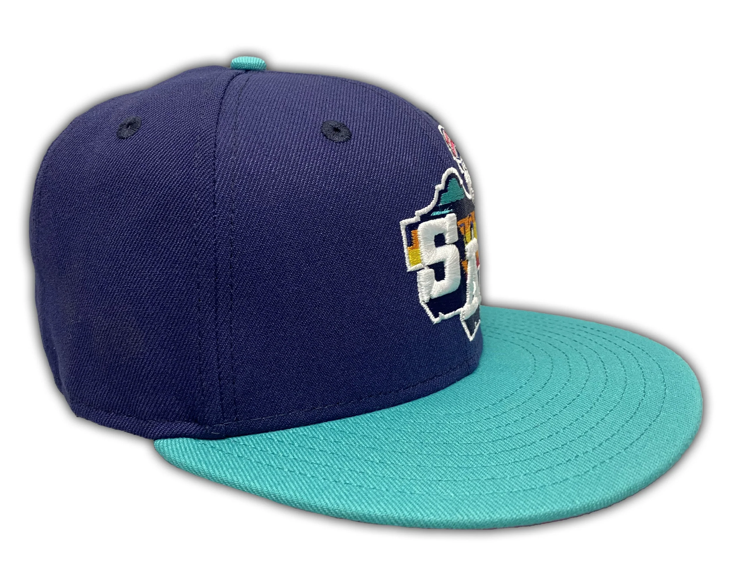San Antonio Missions Keys Sunset 5950 Fitted Cap - Image 3