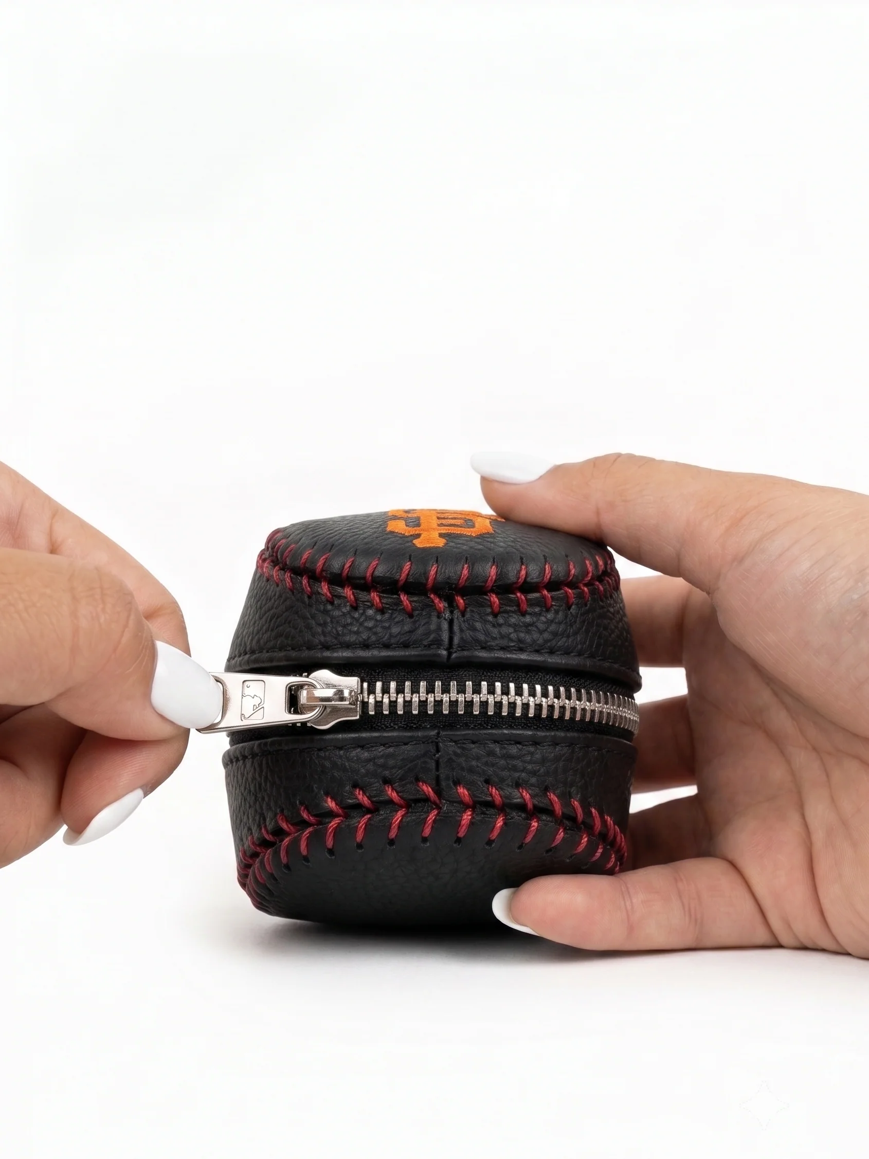 SF Baseball Pouch Keychain - Image 2