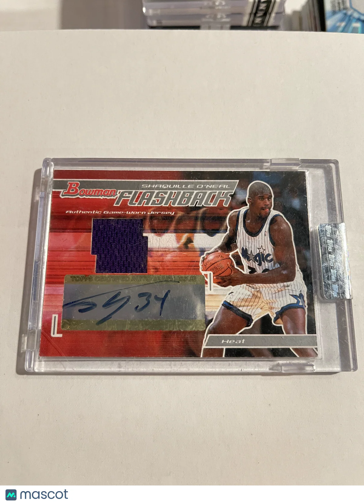 Shaquille O'Neal 1992 Bowman Flashback #FB-SO Aut