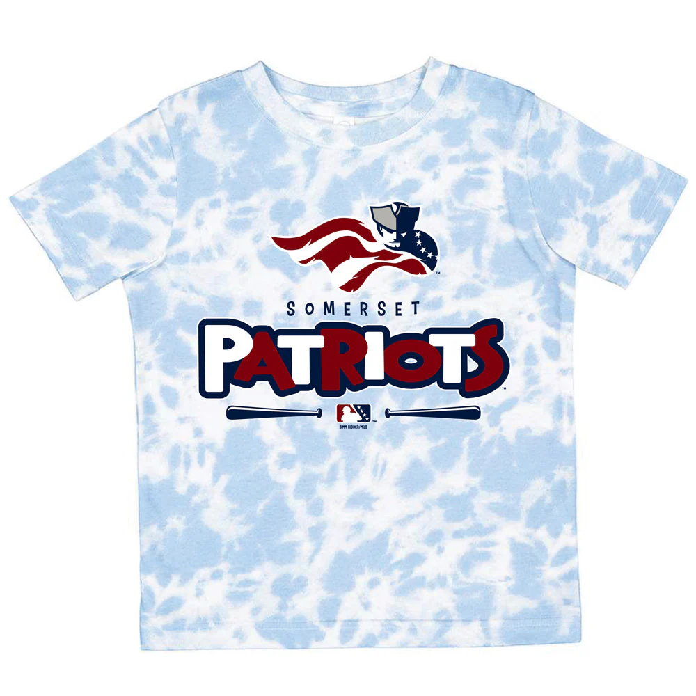 Somerset Patriots Toddler Tie Dye Atari Tee