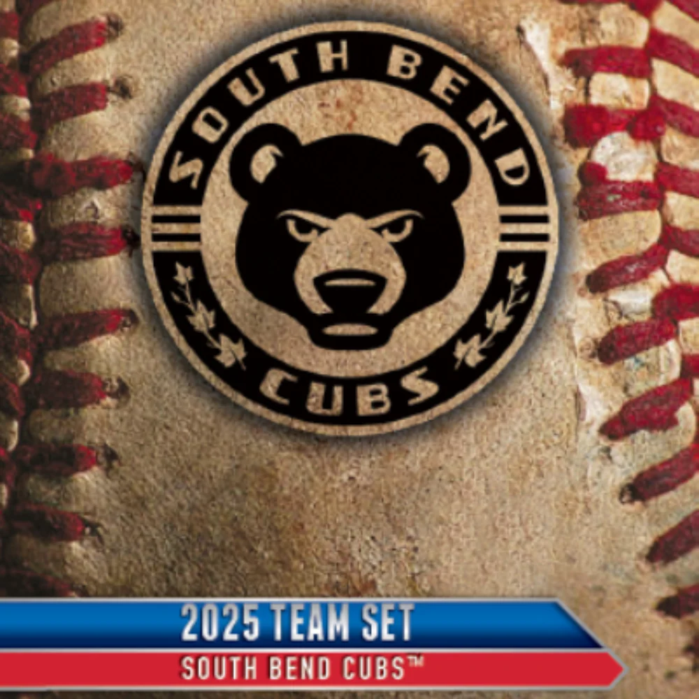 South Bend Cubs 2025 Trading Card Team Set