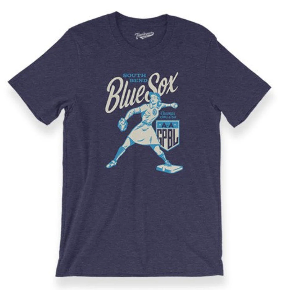 South Bend Cubs All American Girls Professional Baseball League T-Shirt