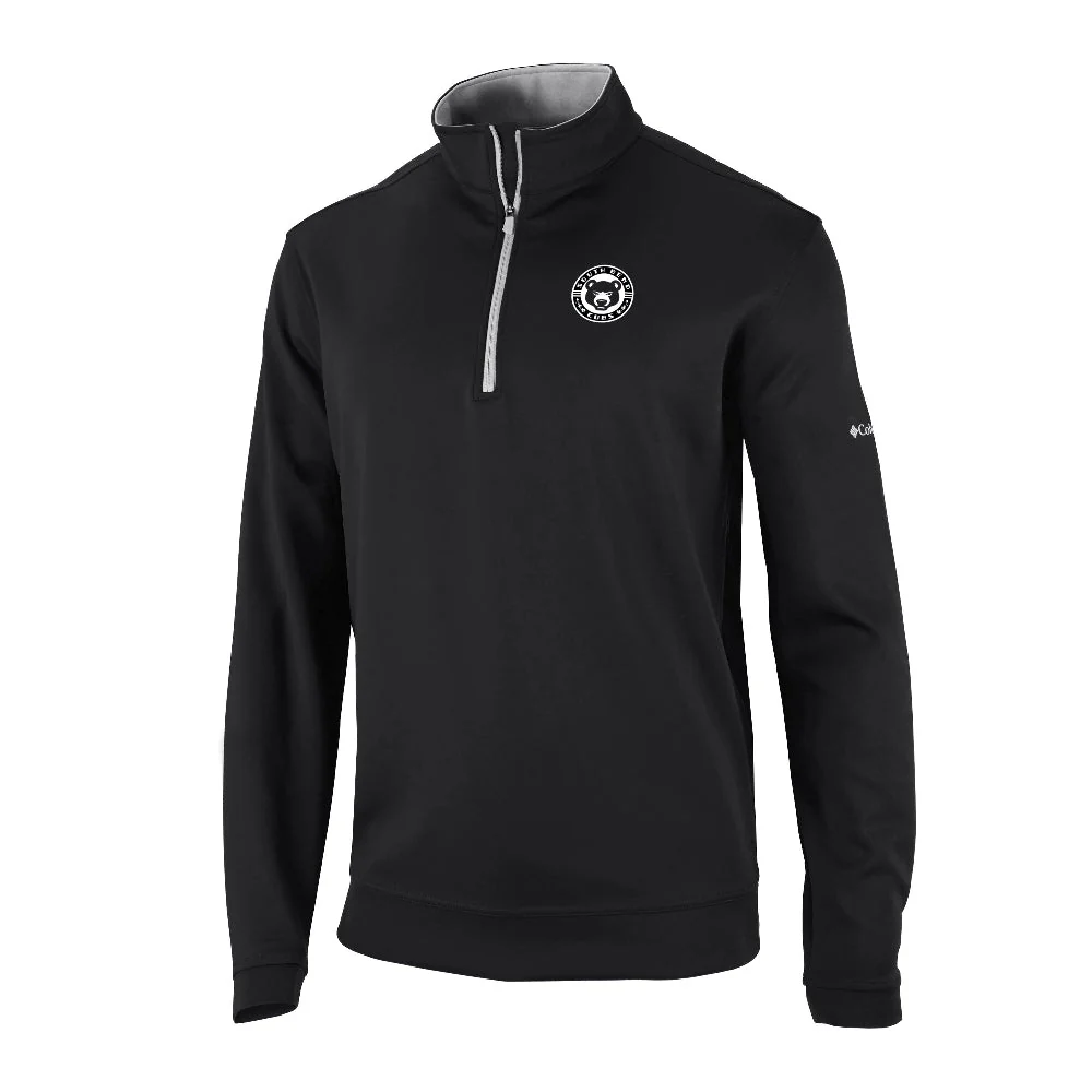South Bend Cubs Columbia Wickham Hills Black 1/4 Zip