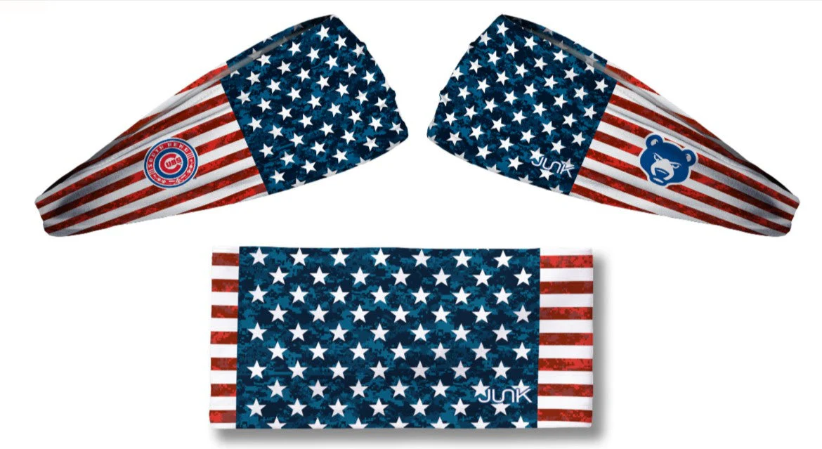 South Bend Cubs JUNK Brand Flag Headband
