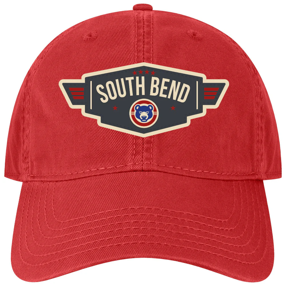 South Bend Cubs Legacy Red Wings Adjustable Cap