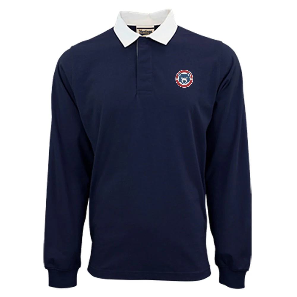 South Bend Cubs Men's Long Sleeve Rugby Polo