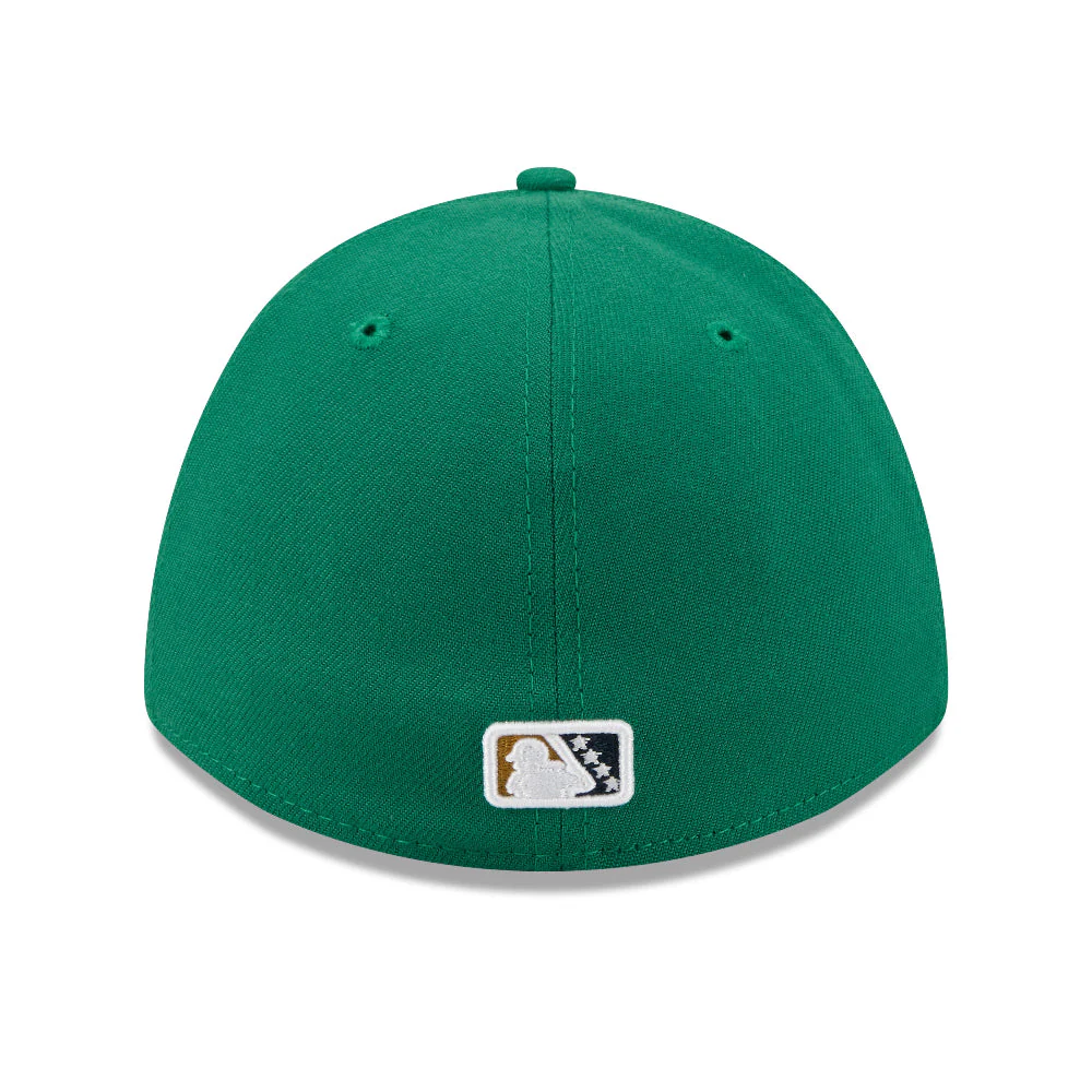 South Bend Cubs New Era 39Thirty Stretch-Fit 2026 Green Theme Night Cap - Image 3