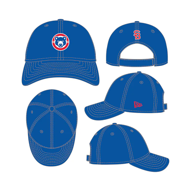 South Bend Cubs New Era 9Forty YOUTH Adjustable Cub Circle Cap - Image 2