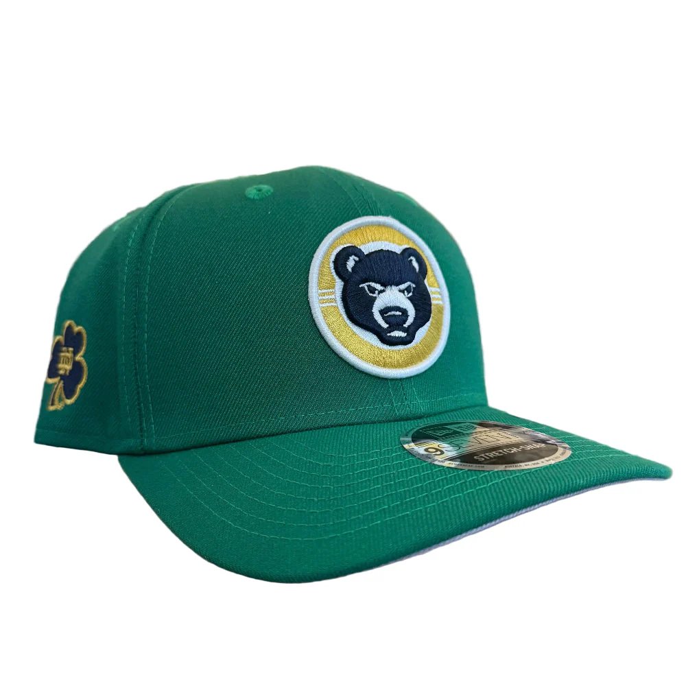 South Bend Cubs New Era Notre Dame Co-Branded 39Thirty Stretch-fitted Cap