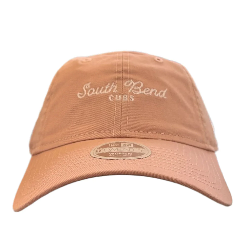 South Bend Cubs New Era YOUTH Girls Pink Script Cap - Image 2