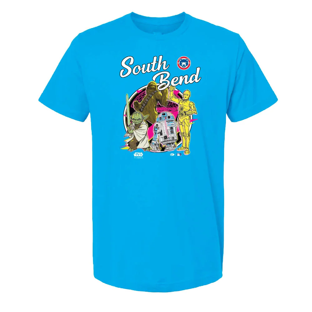 South Bend Cubs Star Wars T-shirt and Collector Tin Bundle - Image 2