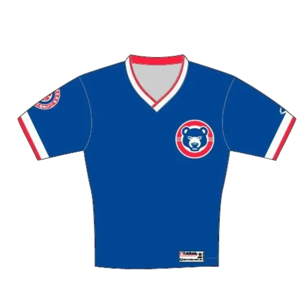 South Bend Cubs Youth Replica 2026 Alternate Blue V-neck Jersey